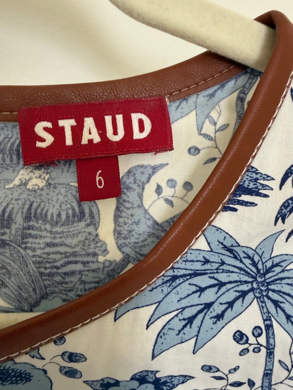 Staud Bait dress in Toile Whiskey - Picture 6 of 6